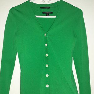 Kelly Green Banana Republic Cardigan Twin Set